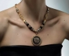 The Rosa flower necklace